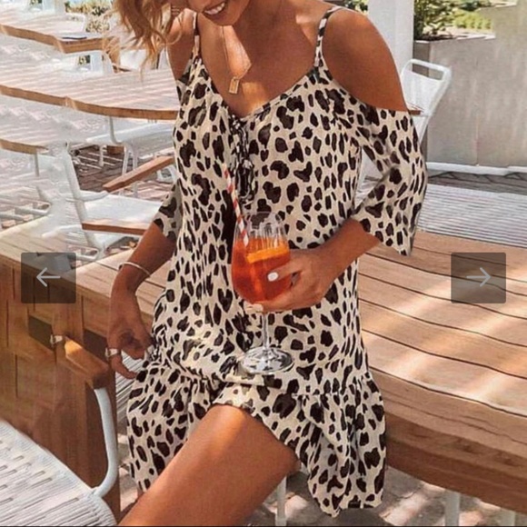 Animal Print Dress - Picture 1 of 5